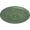 Ekena Millwork Legacy Acanthus Ceiling Medallion (Fits Canopies up to 3 1/2"), 12 3/4"OD x 7/8"P, Athenian Green CM12LEAGF - alternate 6